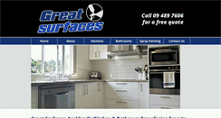 Desktop Screenshot of greatsurfaces.co.nz